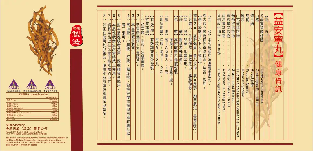 產品包裝展開長圖